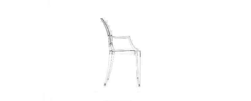 Chaise empilable Louis Ghost - Kartell - design Philippe Starck - style Louis XV en polycarbonate_2