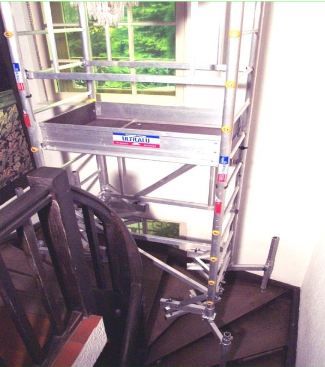 Escalutop échafaudage - ultralu - hauteur travail 5.00 m à 7.00 m_2