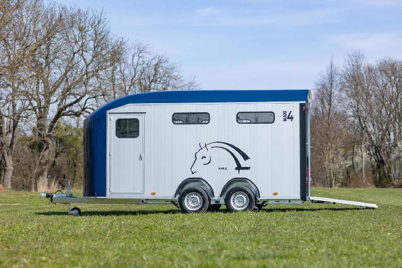 Remorque Van à chevaux CHEVAL LIBERTE MAXI 4 - 4 Places - 478 x 207 x H230 cm - PTAC : 2700 à 3500 kg - Référence SW700Ma12_2