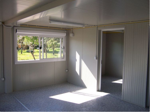 Bungalow de chantier / modulaire / bureau /  parois en panneau sandwich / isolé_2