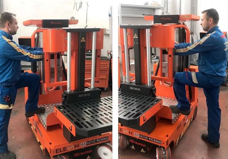 Nacelle automotrice - Minilev E5 Picking Move - Hauteur de travail 5m - Capacité 200kg_2