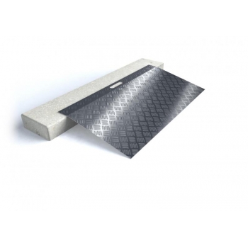 Rampe de seuil en aluminium - GOHY081.051 - Pour fauteuils roulants et déambulateurs - 3 hauteurs disponibles_2