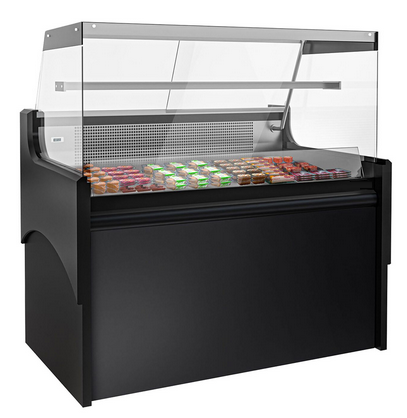 Vitrine réfrigérée avec service-arrière 128 x 98 cm et 1 réserve réfrigérée_2