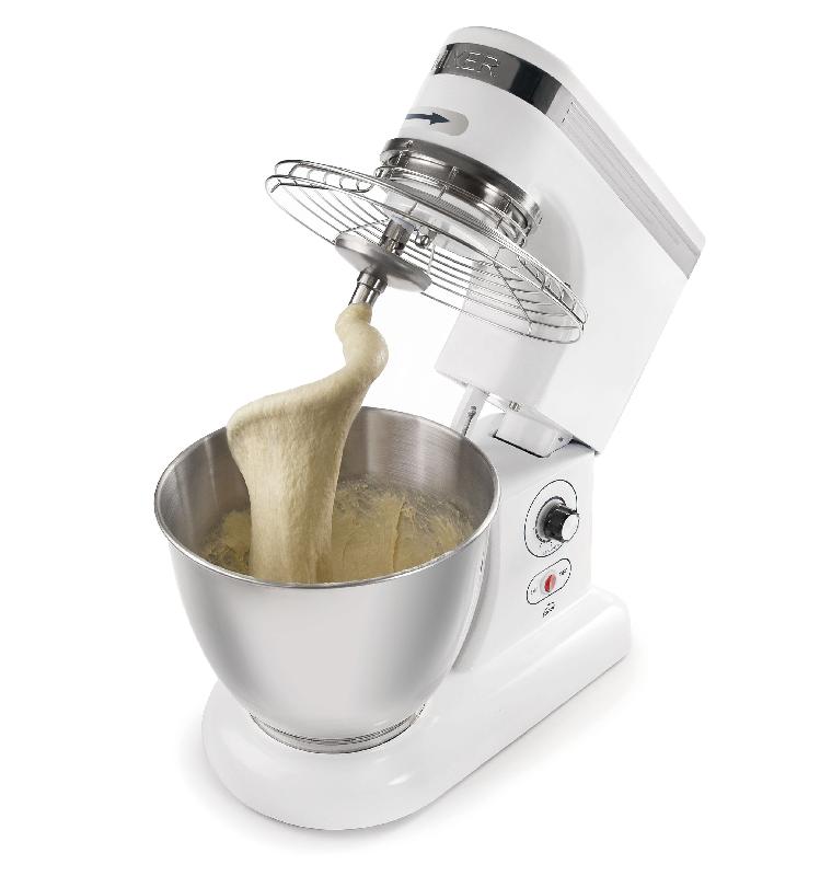 Batteur pétrisseur professionnel 300W avec bol en acier inoxydable 5L - 6 vitesses réglables et fonction PULSE - Lacor_2
