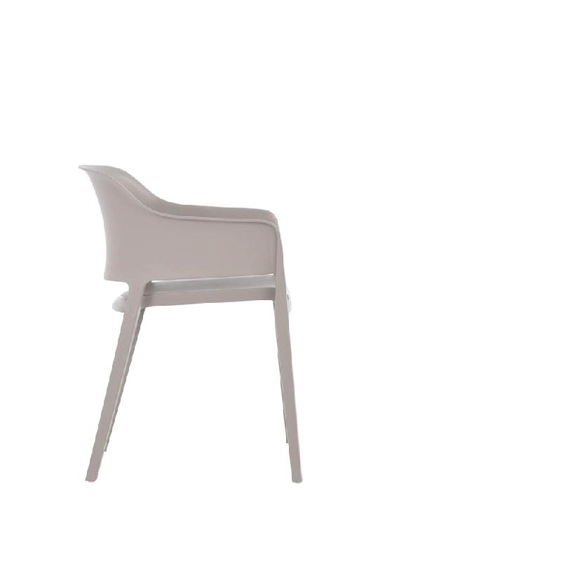 Giethoorn - Chaise empilable en polypropylène gris clair_2