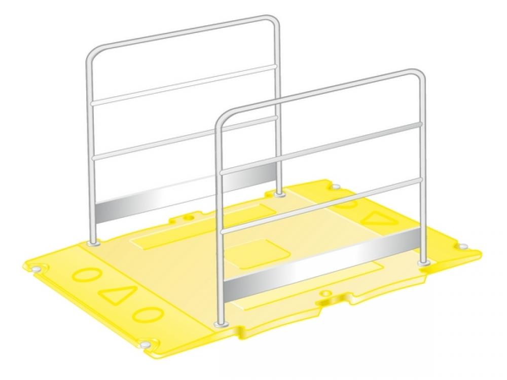 Passerelle piétons en PEHD - Référence P18BL1400000 - Barrière de chantier_2