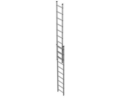 Échelle amovible SECURECHELLE® - Aluminium professionnel, simple et double, 2,85m à 5,93m_2