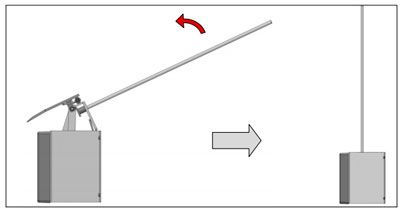 Niveleur de quai mécanique avec protection en caoutchouc contre les dommages du bâtiment