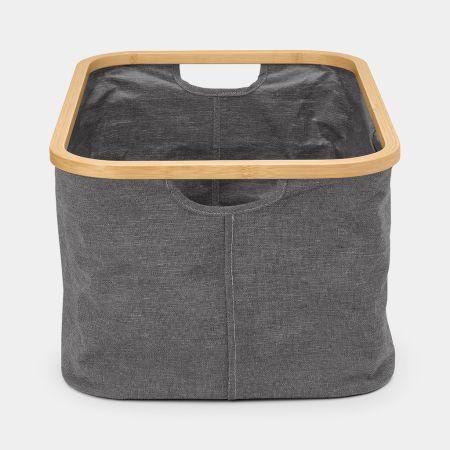 Panier à linge pliable Brabantia - 40 litres - Pepper Black - Stockage facile et compact_2