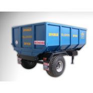 Remorque agricole avec élévateur hydraulique 3 et 4 phases