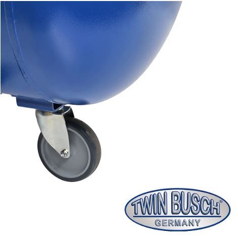 Équipement de compression d'air Twin Busch avec pressostat réglable