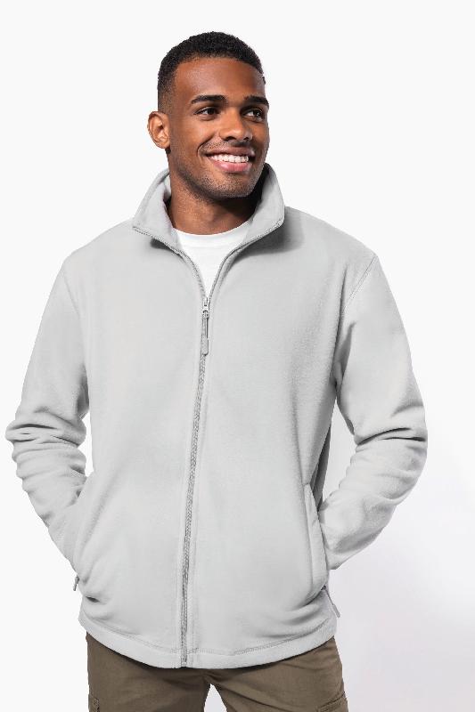 Veste micropolaire zippée homme - Réf: K911 - Kariban - 100% polyester antiboulochage - 300 g/m²_2