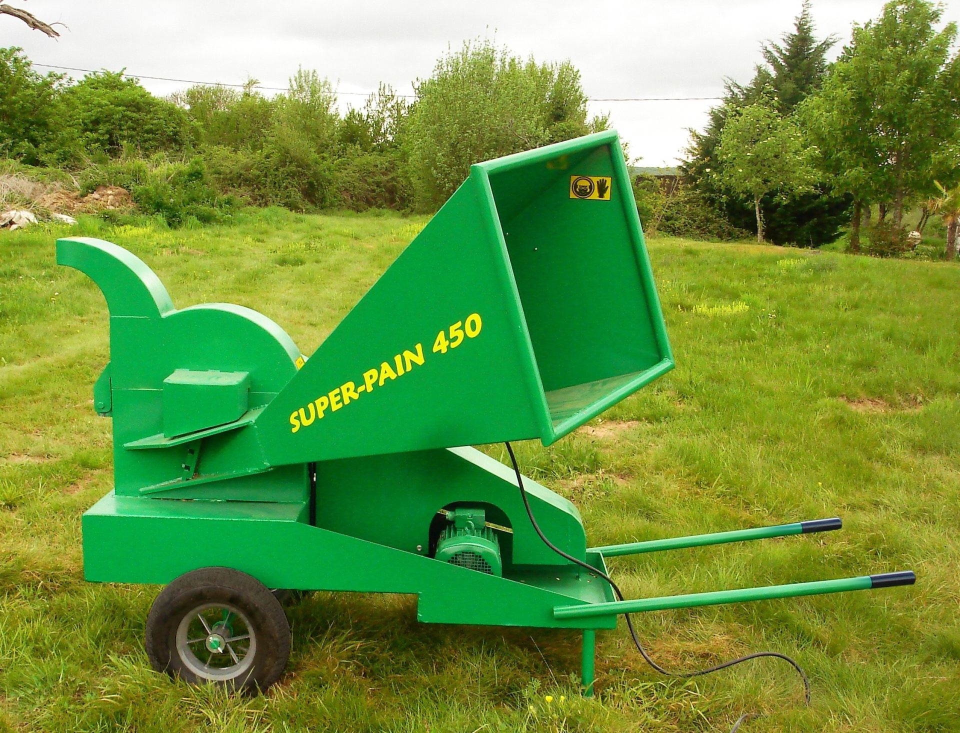 Broyeur de branches moteur électrique à couteaux - Capacité 12cm - SUPER-PAIN 450 | Fabrication française_1