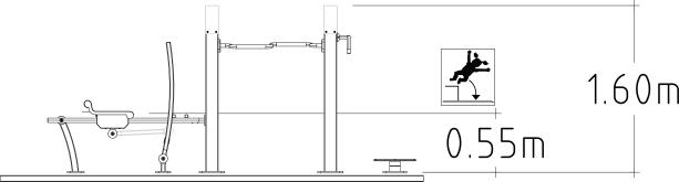 Équipement de fitness extérieur - Denfit Gym Combi 1 - 8065115 - Hags - structure à installer sur dalle ou plot béton_2