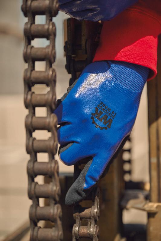 Gants de manutention en milieux humides - WKP703 - Normés EN ISO 21420, EN388 4342D - Enduction nitrile - Multi-tailles_2