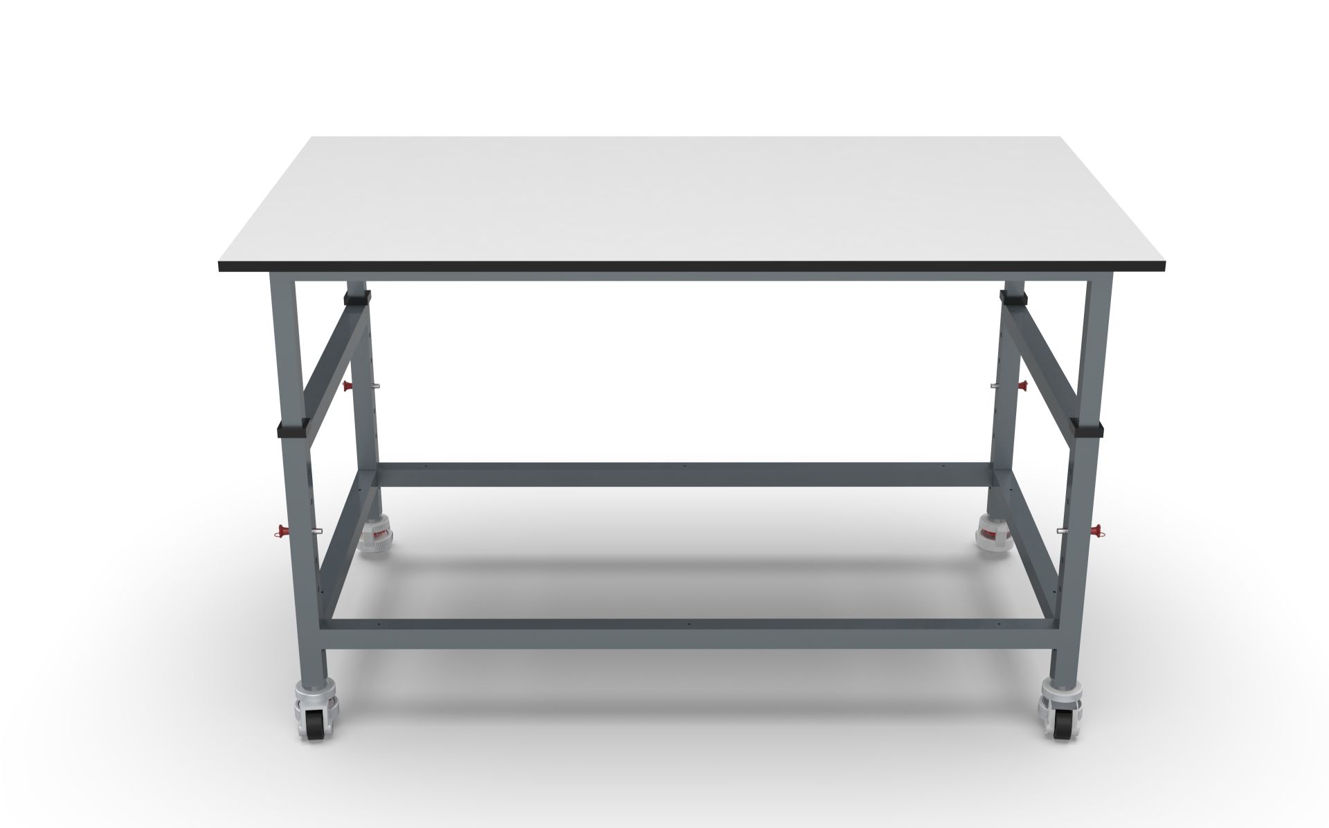 Paillasse en acier mécanosoudé pour laboratoire