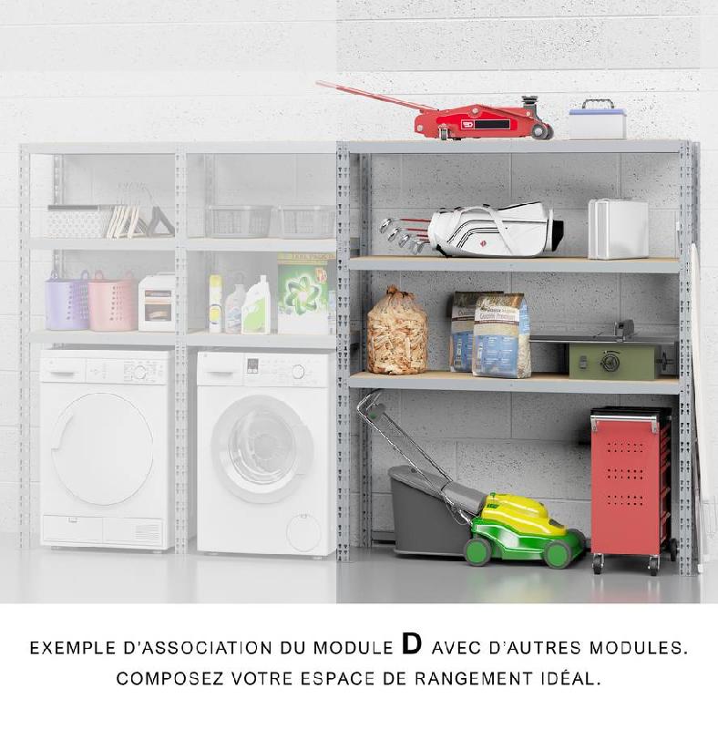 Extension étagère charge lourde Modulö - L. 150 cm - pour rangements volumineux_2