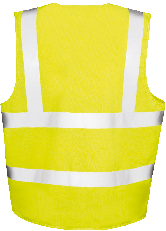 Gilet de sécurité zippé - Réf: R202X - EN ISO 20471:2013 Catégorie 2 - Polyester - Marque: Result_2