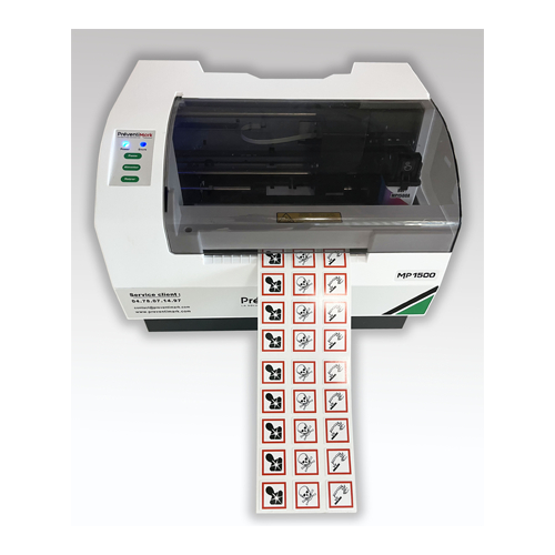 Mp1500 / imprimante signalétique d'étiquettes adhésives multicolore_2