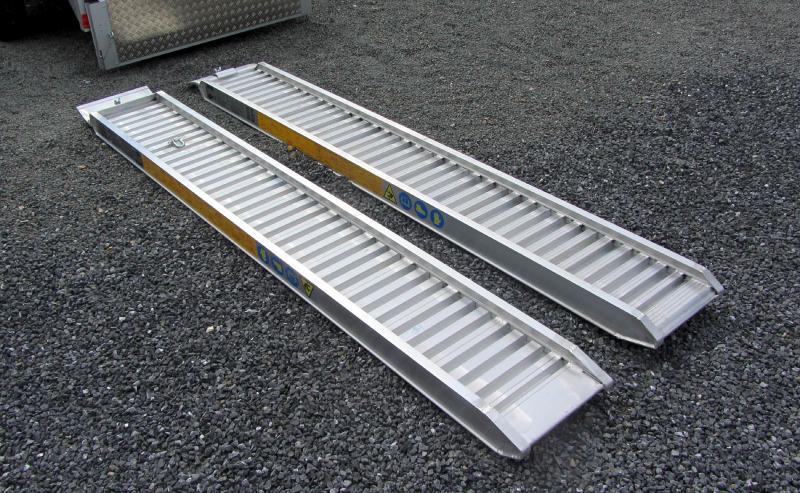 Rampe de chargement en aluminium antidérapante - Humbaur - Longueur 2650 mm - Charge maximale 1400 kg_2