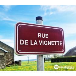 Panneau de rue E60 - WP Signalisation - Thermoplastique ou Aluminium, Personnalisable_2
