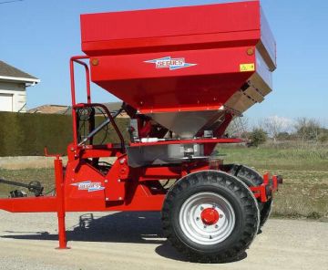 Distributeur d'engrais SDI - SEGUÉS - capacité 1 500 à 3 000 L, double disque inoxydable et distribution proportionnelle_2