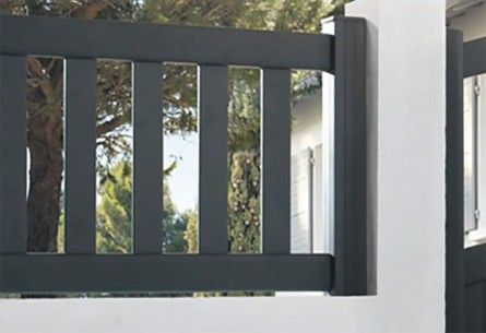 Tucano - clôture en aluminium - roy - hauteur 612 mm_2