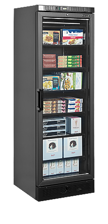 Armoire réfrigérée négative vitrée noire - 270 L | Tefcold - UFSC371GBlack_2