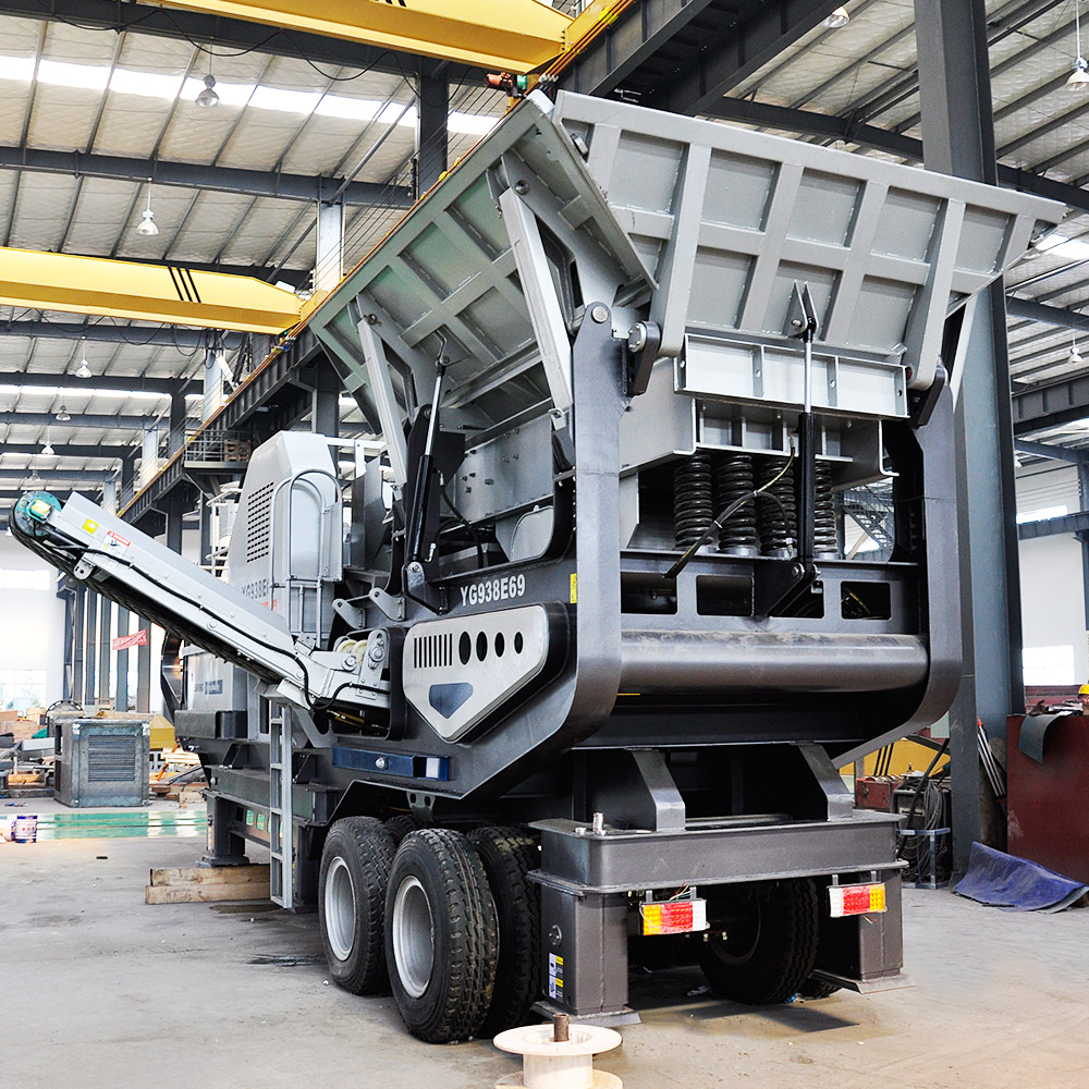Concasseur broyeur à minerai mobile débit 500 t/h_2