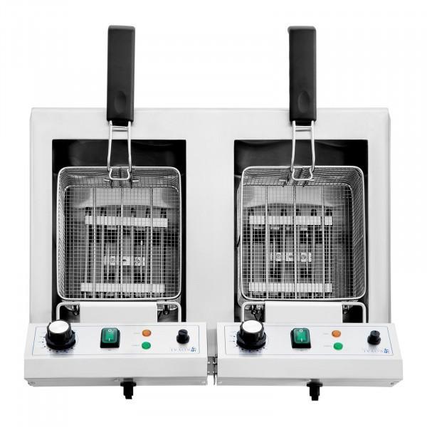 Friteuse électrique double avec robinets de vidange - 2 x 11 litres_2