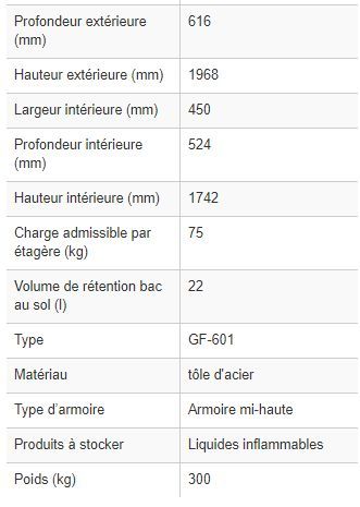 218456W - Armoire coupe-feu Edition G 63 - 3 étagères réglables avec charnières à gauche, protection 90 minutes EN 14470-1_2