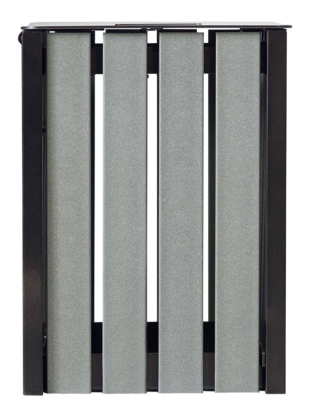 Corbeille publique Eden Etik - 50 L / 110 L - Avec ou Sans Cendrier - Fabrication Française_2