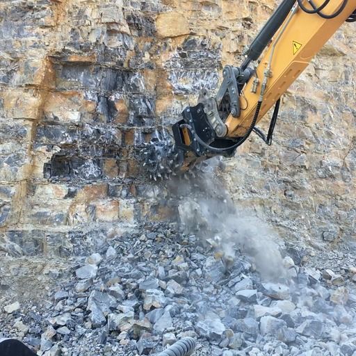 Fraise hydraulique MB-R900 pour pelle hydraulique - 19 à 35 tonnes - Largeur de coupe 1130 mm_2