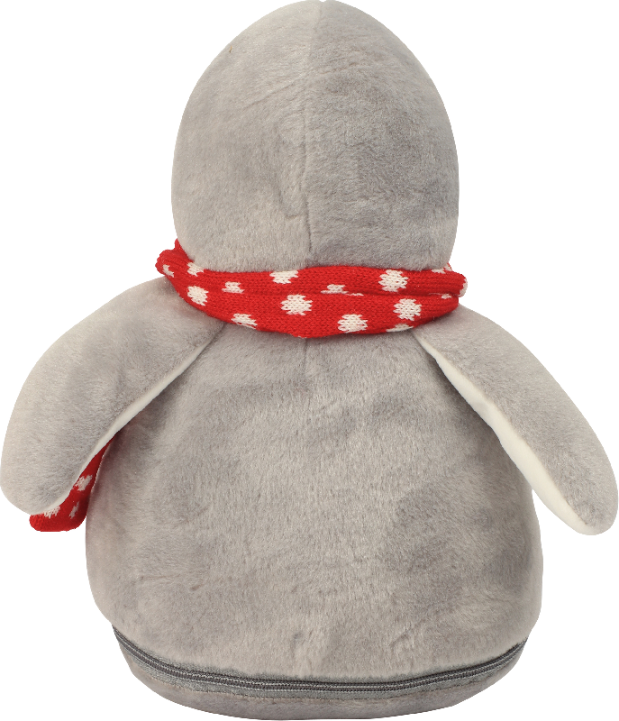 Peluche zippée Manchot - Mumbles - 100% polyester, rembourrage amovible - Réf: MM566_2