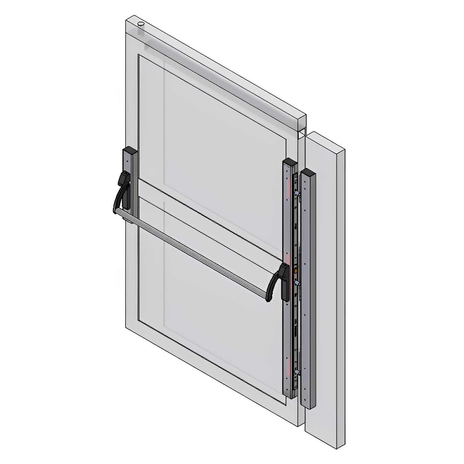 Porte blindée avec ou sans verre anti-effraction