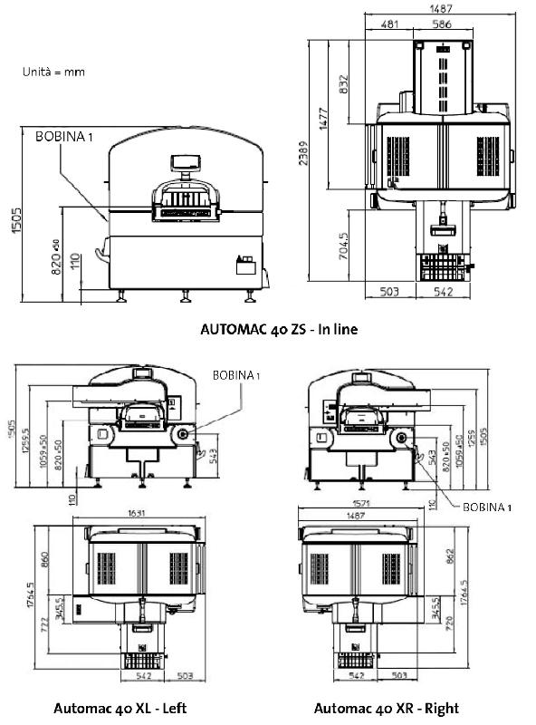 Automac 40 - Conditionneuse automatique Fabbri Group - acier inoxydable, 40 paquets par minute, 2 bobines de film_2