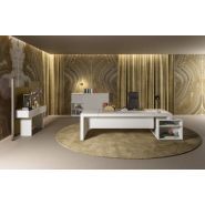 Block 2.0 - Bureau de direction - Design Rmdesignstudio - Plateau central coulissant et finitions haut de gamme_2