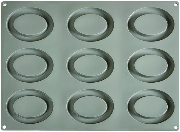 Ovale - Moule en silicone Gourmand Pavoni Italia - 9 empreintes_2