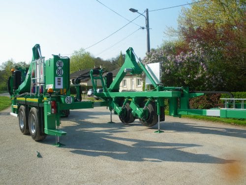 Remorque porte-touret - CU 25t - PTAC 19t - Chantier et route_2