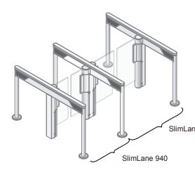 Couloir sécurisé de passage - automatic systems - puissance consommée : repos 50 w - slim940_2