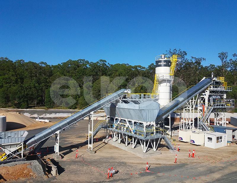 Elkomix-240 centrale à béton fixe - 240 m³/h - SIEMENS ou ABB - Twin Shaft - 9000/6000 l_2