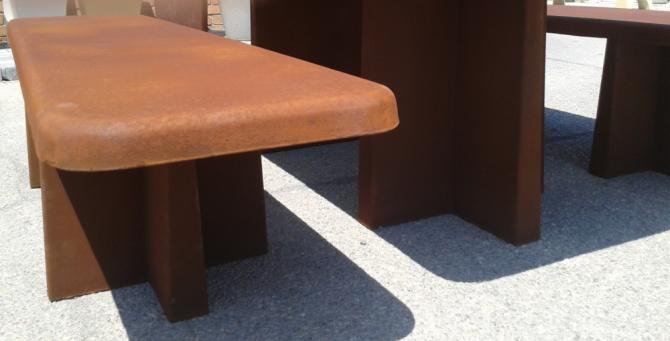 Table pique nique béton Buseu en béton avec ciment blanc ou gris Green Seal - 1900 x 1927 x 720 cm_2