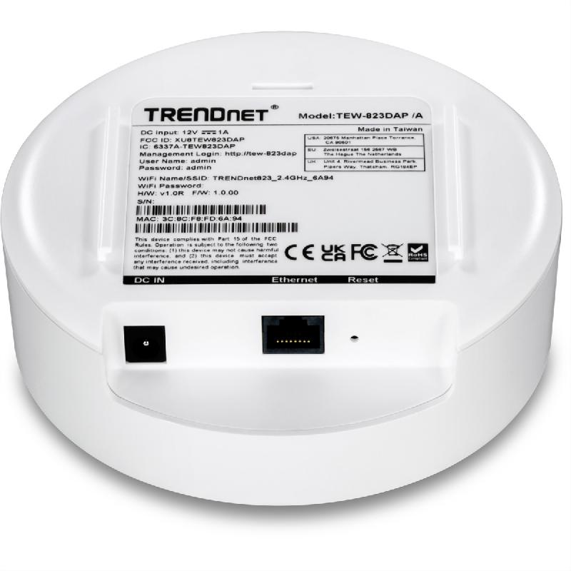TRENDnet TEW-823DAP Point d’accès intérieur WiFi, PoE+ dual band AC1300_2
