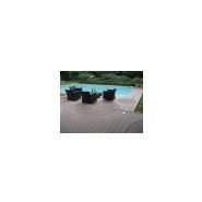 Lames de terrasses Élégance rainurées - Rullier - section 23x138 mm - longueur 4m - composite pleine teintée dans la masse_2