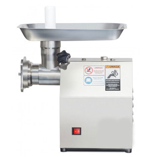 Hachoir à viande électrique professionnel - 750W - 120 kg/h - Trémie inox - Transmission par engrenages à bain d'huile_2