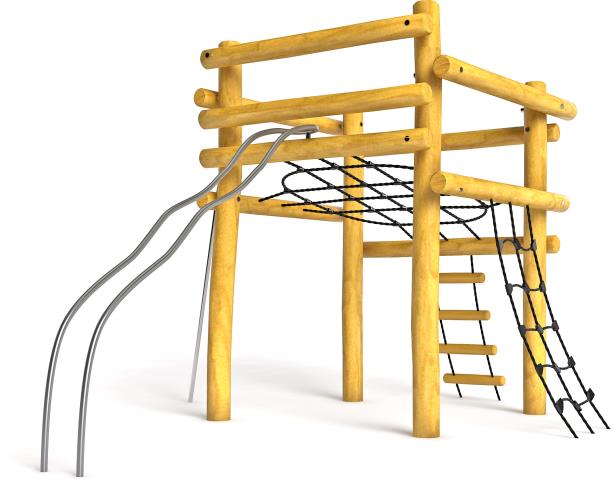 Jeu à grimper en robinier Iltasia - 8045593 - Hags - pour enfants de 5 à 12 ans, dimensions 5400x3800x2780 mm_2