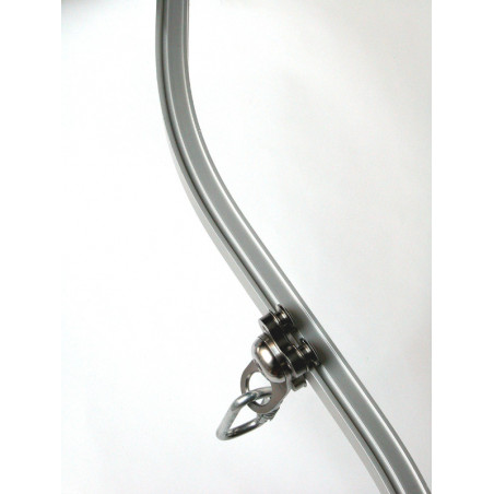 Ligne de vie réglementaire sur rail de 20 ml - Plucéo - Ref : PL0037_2