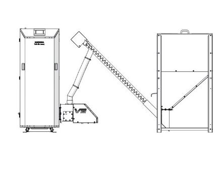Twin Luxury BIO 24 kW - Chaudière à granulés avec silo de 1400 litres, multi-combustibles et automatisation complète_2