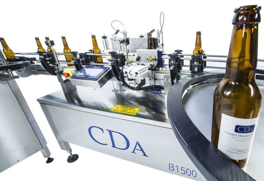 Étiqueteuse automatique pour bouteilles de bière - B1500 - Jusqu'à 4 étiquettes adhésives - 1500 bouteilles/heure_2