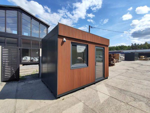 Module bureau préfabriqué 10 m² - isolation renforcée, chauffage inclus, porte vitrée aluminium, fenêtre oscillo-battante_2